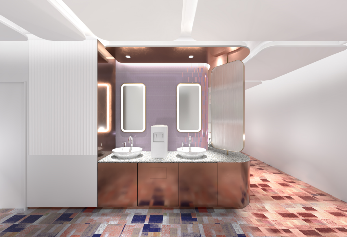 洗面カウンター